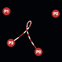 De Casteljau's Algorithm and Bézier Curves