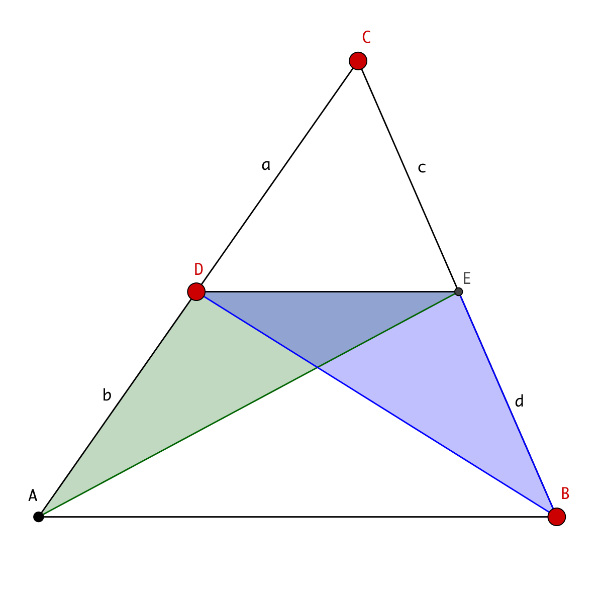 overlapping triangles worksheet answers