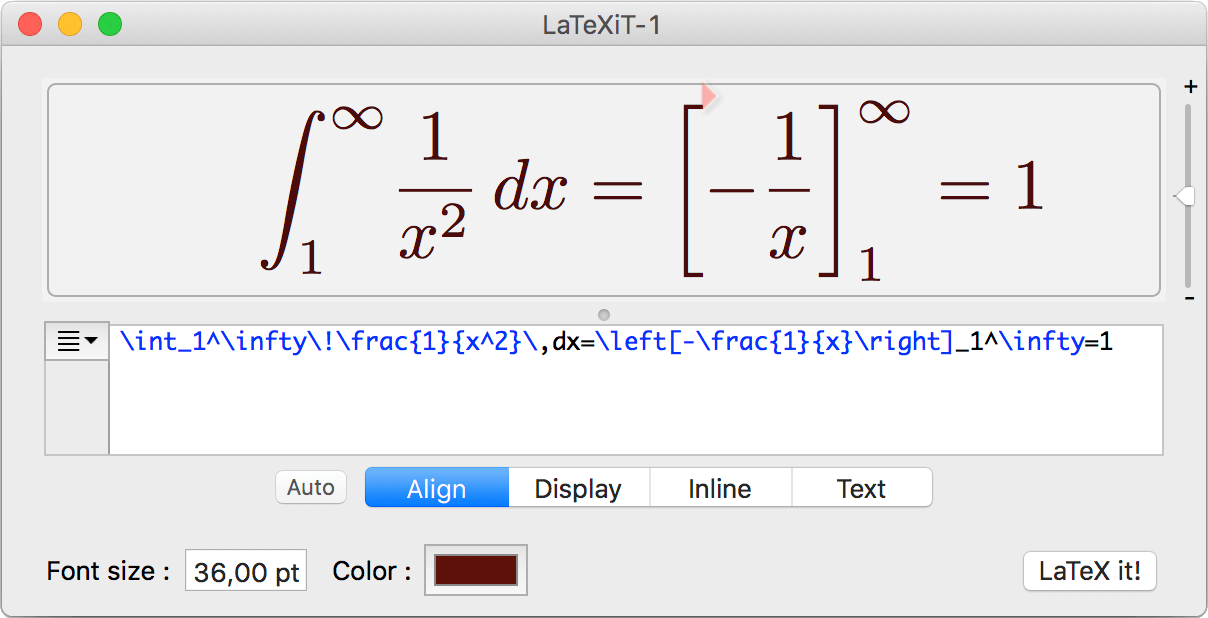 Latex Formula