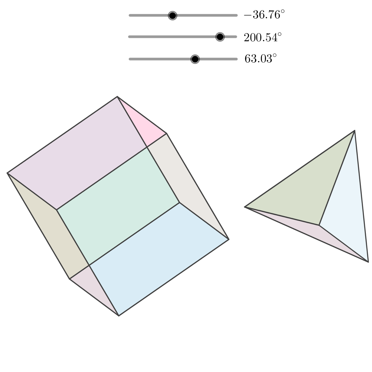 3d cubes in different perspective angles Vector Image