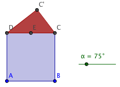 Pythagoras' tree construction